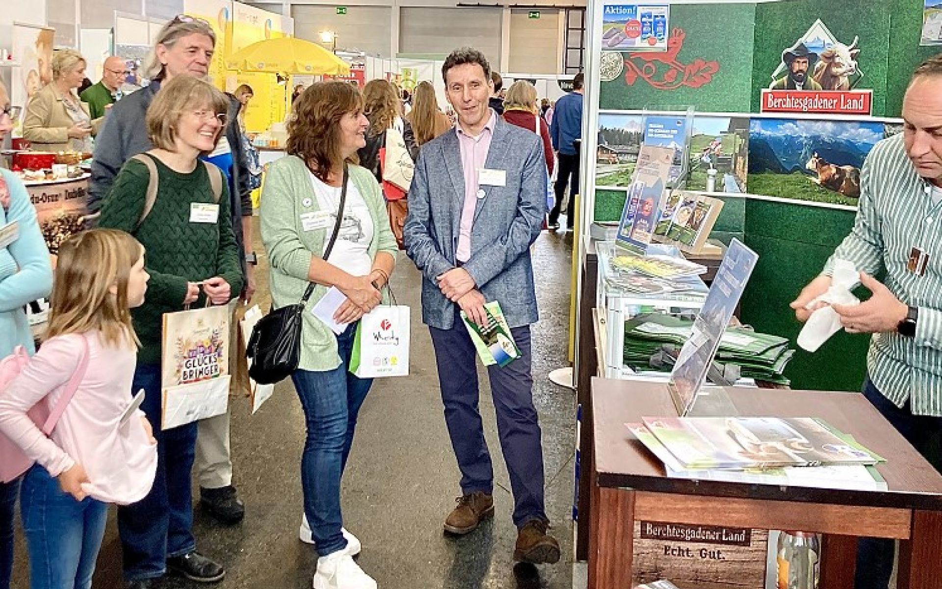 Berchtesgadener Milch Stand auf der Bodan Hausmesse 2023 mit Epos Bio Partner Kunden